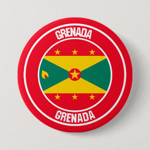 Badge Rond 7,6 Cm Emblème rond de Grenade