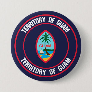 Badge Rond 7,6 Cm Emblème rond de Guam