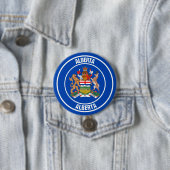Badge Rond 7,6 Cm Emblème rond de l'Alberta (En situation)