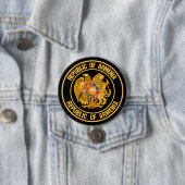 Badge Rond 7,6 Cm Emblème rond de l'Arménie (En situation)