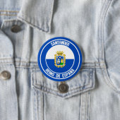 Badge Rond 7,6 Cm Emblème rond de Santander (En situation)