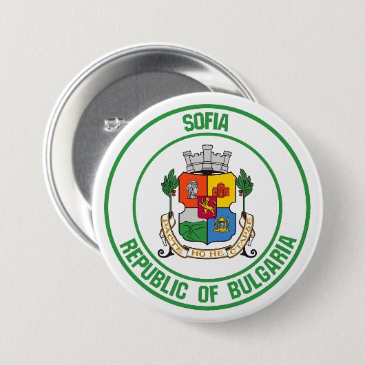 Badge Rond 7,6 Cm Emblème rond de Sofia (Devant & derrière)