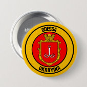 Badge Rond 7,6 Cm Emblème rond d'Odessa (Devant & derrière)