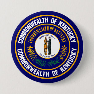 Badge Rond 7,6 Cm Emblème rond du Kentucky