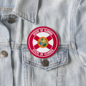 Badge Rond 7,6 Cm Emblème rond Floride (En situation)