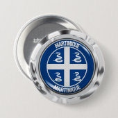 Badge Rond 7,6 Cm Emblème rond martiniquais (Devant & derrière)