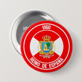 Badge Rond 7,6 Cm Emblème rond Vigo (Devant & derrière)