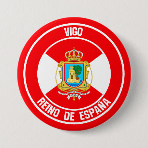 Badge Rond 7,6 Cm Emblème rond Vigo