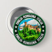 Badge Rond 7,6 Cm Émilie-Romagne (Devant & derrière)