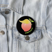 Badge Rond 7,6 Cm Empêchez Trump Peach (En situation)