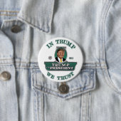 Badge Rond 7,6 Cm En atout nous faisons confiance (En situation)