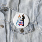Badge Rond 7,6 Cm Enfin, l'Épouse ! (En situation)