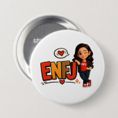 BADGE ROND 7,6 CM ENFJ (Devant & derrière)