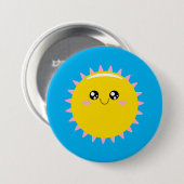 Badge Rond 7,6 Cm Ensoleillement (Devant & derrière)
