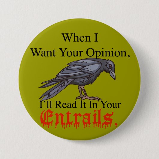 Badge Rond 7,6 Cm entrailles de bouton (Devant)