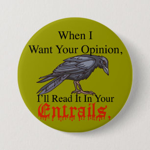 Badge Rond 7,6 Cm entrailles de bouton