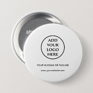 Badge Rond 7,6 Cm Entreprise Entreprise Professionnel Plain Logo