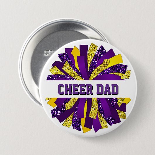 Badge Rond 7,6 Cm Épingle de bouton papa (Devant & derrière)