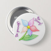 Badge Rond 7,6 Cm Épingle de motivation (Devant & derrière)