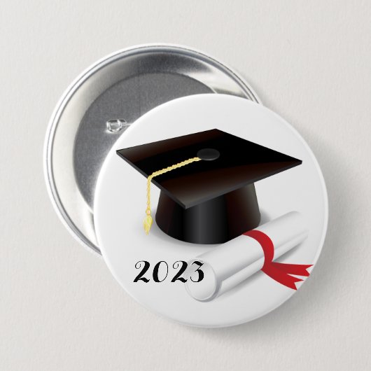 Badge Rond 7,6 Cm Épingle du bouton Grad (Devant & derrière)