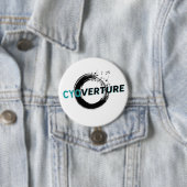 Badge Rond 7,6 Cm Épingle du logo CYOverture (En situation)