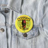 Badge Rond 7,6 Cm Épinglette de musique reggae (En situation)