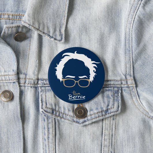 Badge Rond 7,6 Cm Équipe Bernie - ponceuses de Bernie pour le (En situation)