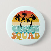 Badge Rond 7,6 Cm Équipe de croisière (Devant)