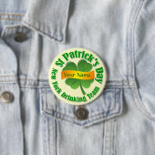 Badge Rond 7,6 Cm Équipe de New York St Patrick's (En situation)