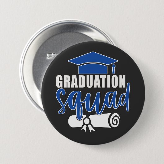 Badge Rond 7,6 Cm Équipe des diplômés 2023 (Devant & derrière)