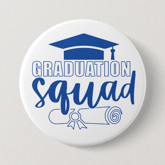 Badge Rond 7,6 Cm Équipe des diplômés 2023 (Devant)