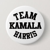 Badge Rond 7,6 Cm Équipe Kamala Harris (Devant)