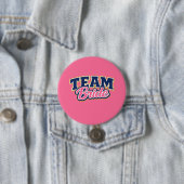 Badge Rond 7,6 Cm Équipe Mariée Mariage Party Gras (En situation)