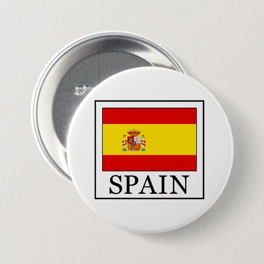 Badge Rond 7,6 Cm Espagne (Devant & derrière)