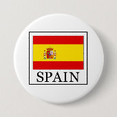 Badge Rond 7,6 Cm Espagne (Devant)