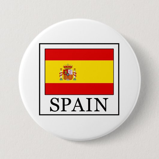 Badge Rond 7,6 Cm Espagne (Devant)