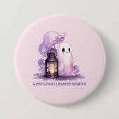 Badge Rond 7,6 Cm Esprits doux d'Halloween (Devant)