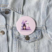 Badge Rond 7,6 Cm Esprits doux d'Halloween (En situation)