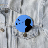 Badge Rond 7,6 Cm Essai de vérité (En situation)