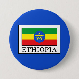 Badge Rond 7,6 Cm Éthiopie