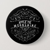Badge Rond 7,6 Cm Étiquette de Moonshine des Appalaches (Devant)