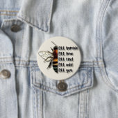 Badge Rond 7,6 Cm être humble... (En situation)