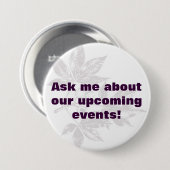 Badge Rond 7,6 Cm événements (Devant & derrière)