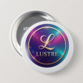 Badge Rond 7,6 Cm Explorer Lustre (Devant & derrière)