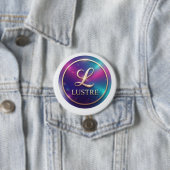 Badge Rond 7,6 Cm Explorer Lustre (En situation)