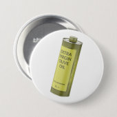 Badge Rond 7,6 Cm Extra virgin olive oil in a round tin bottle (Devant & derrière)