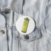 Badge Rond 7,6 Cm Extra virgin olive oil in a round tin bottle (En situation)