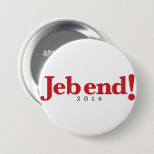 Badge Rond 7,6 Cm Extrémité de Jeb ! 2016 (Devant & derrière)