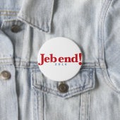 Badge Rond 7,6 Cm Extrémité de Jeb ! 2016 (En situation)