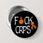 BADGE ROND 7,6 CM F#CK CRPS (Devant & derrière)